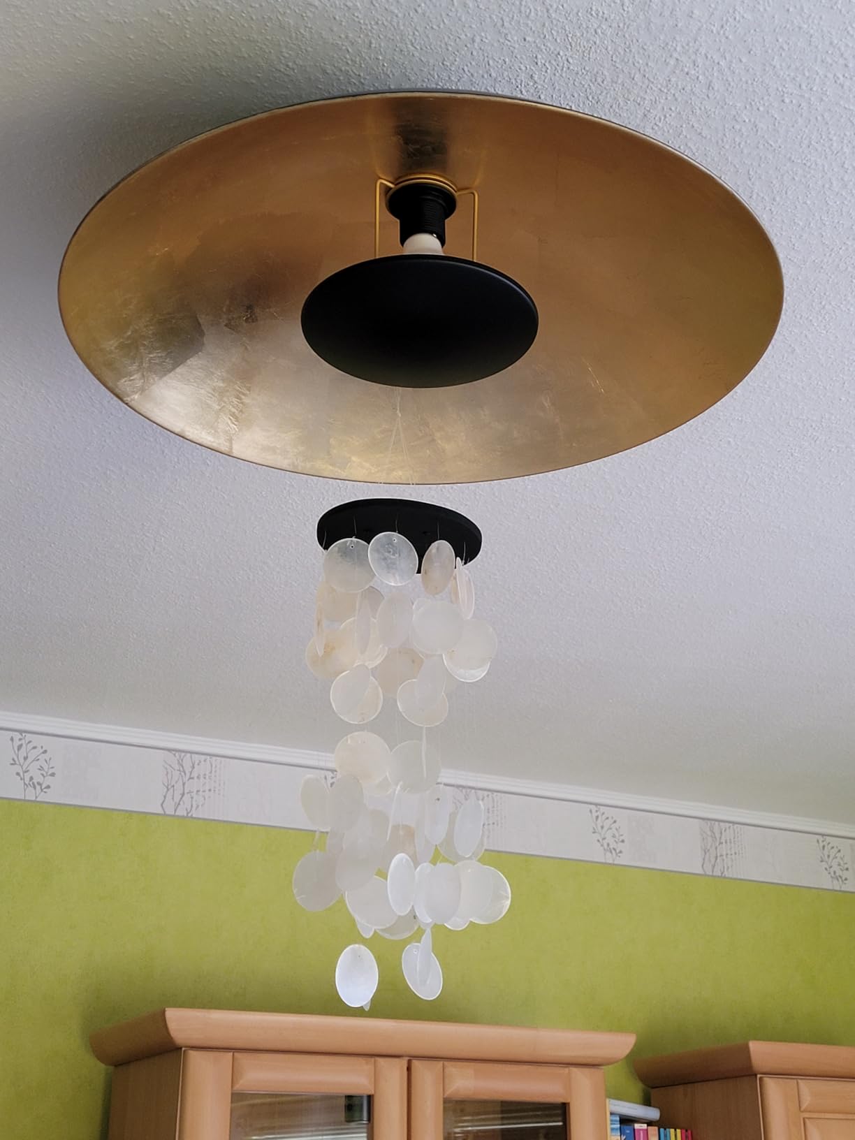 HAB & GUT HA0P1 Windspiel Beige-Braun 87 cm Perlmutt