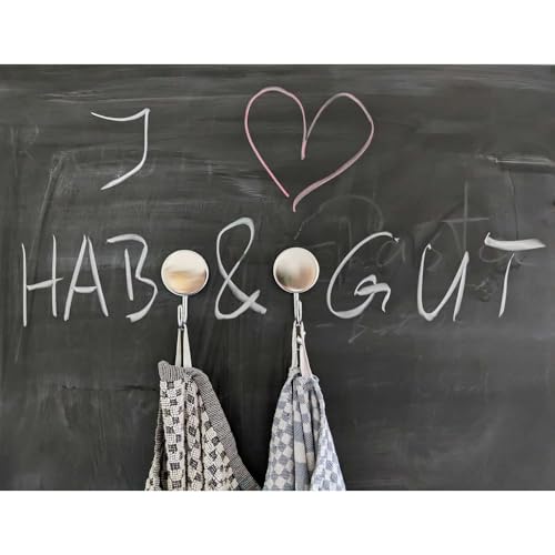 HAB & GUT MC611 Magnethaken Edelstahl XL 40mm 2er Set