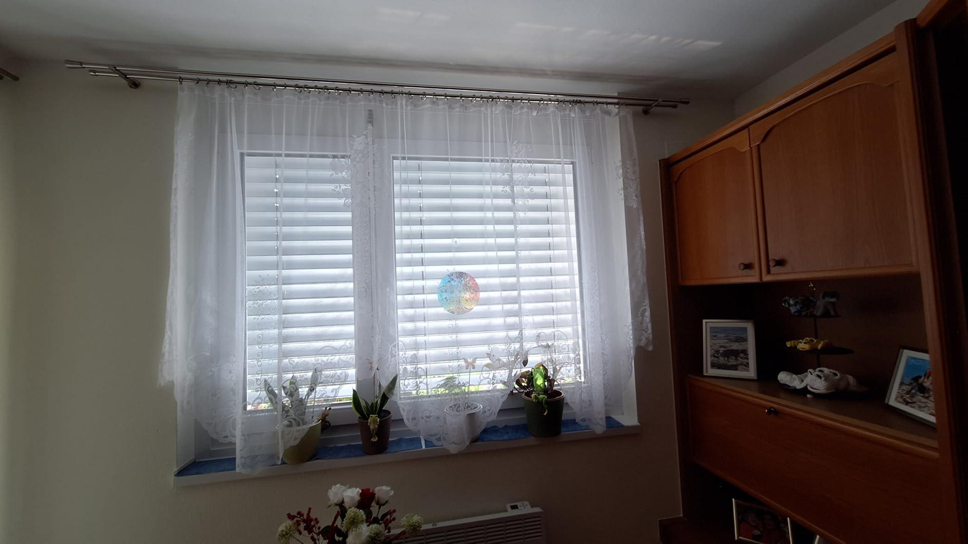 heimtexland Bogenstore Typ27 Gardine 175x600 cm weiß durchscheinend