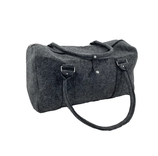 heimtexland Typ770 Reisetasche 50 cm dunkelgrau Filz Weekender