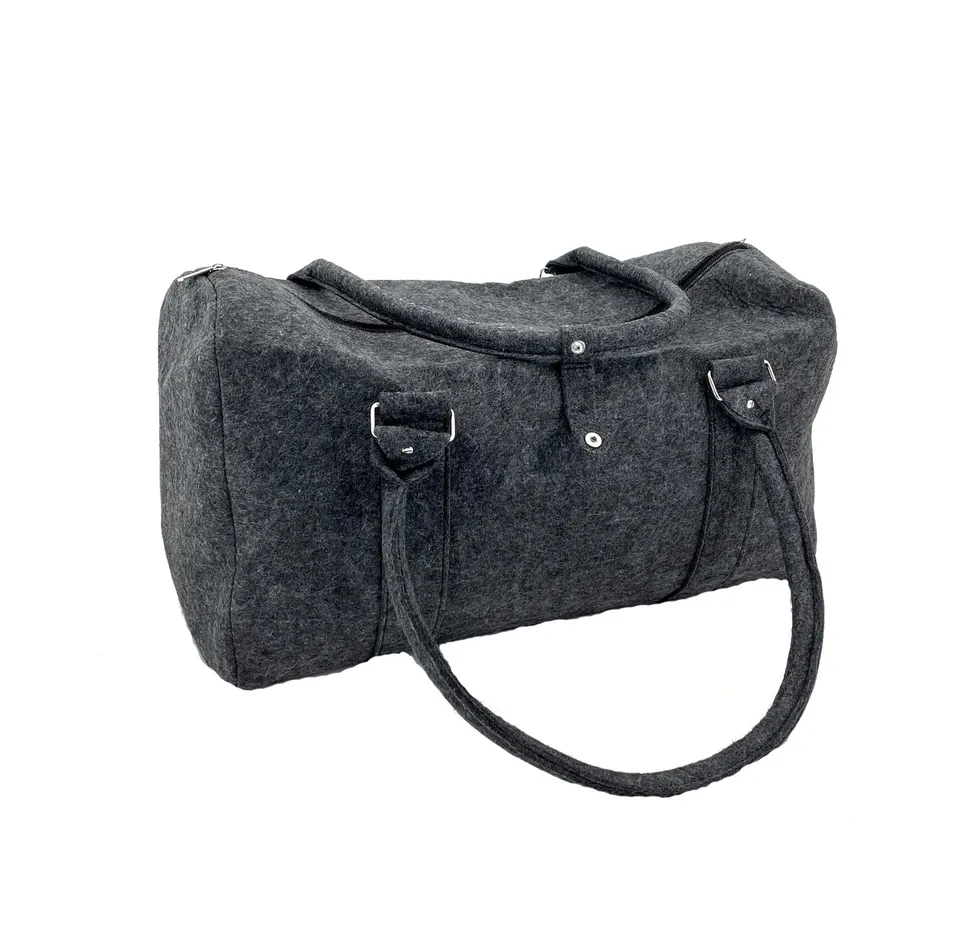 heimtexland Typ770 Reisetasche 50 cm dunkelgrau Filz Weekender