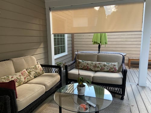 SmartWings Outdoor Shades Outdoorrollo 5% offen