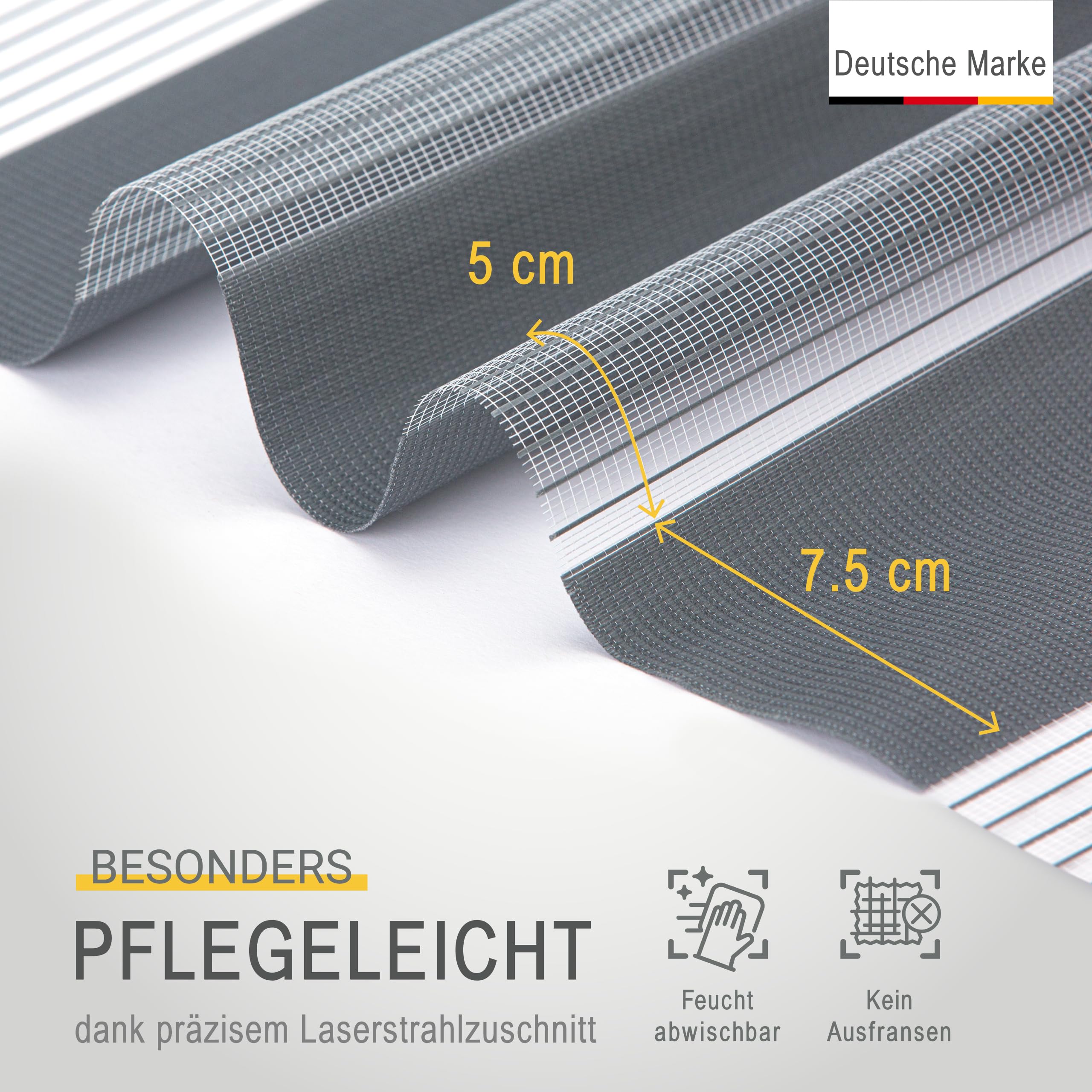 Sol Royal Klemmfix Doppelrollo 60x220 cm Weiß blickdicht