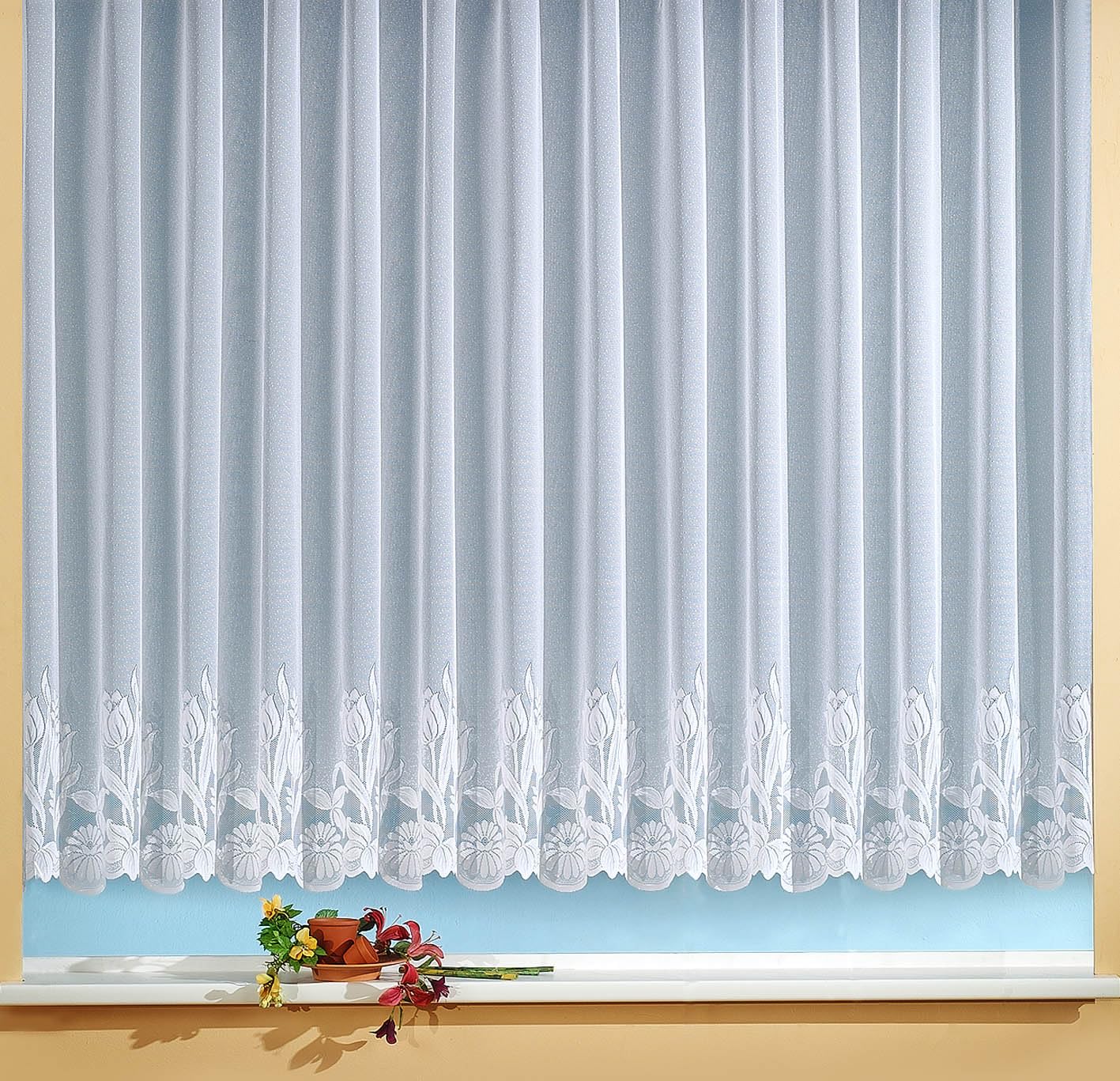 heimtexland Typ69 Store Gardine 160x450 cm weiß
