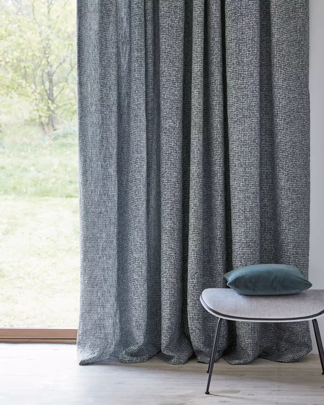Création Baumann Pinto Vorhangstoff dicht Satin Punkte