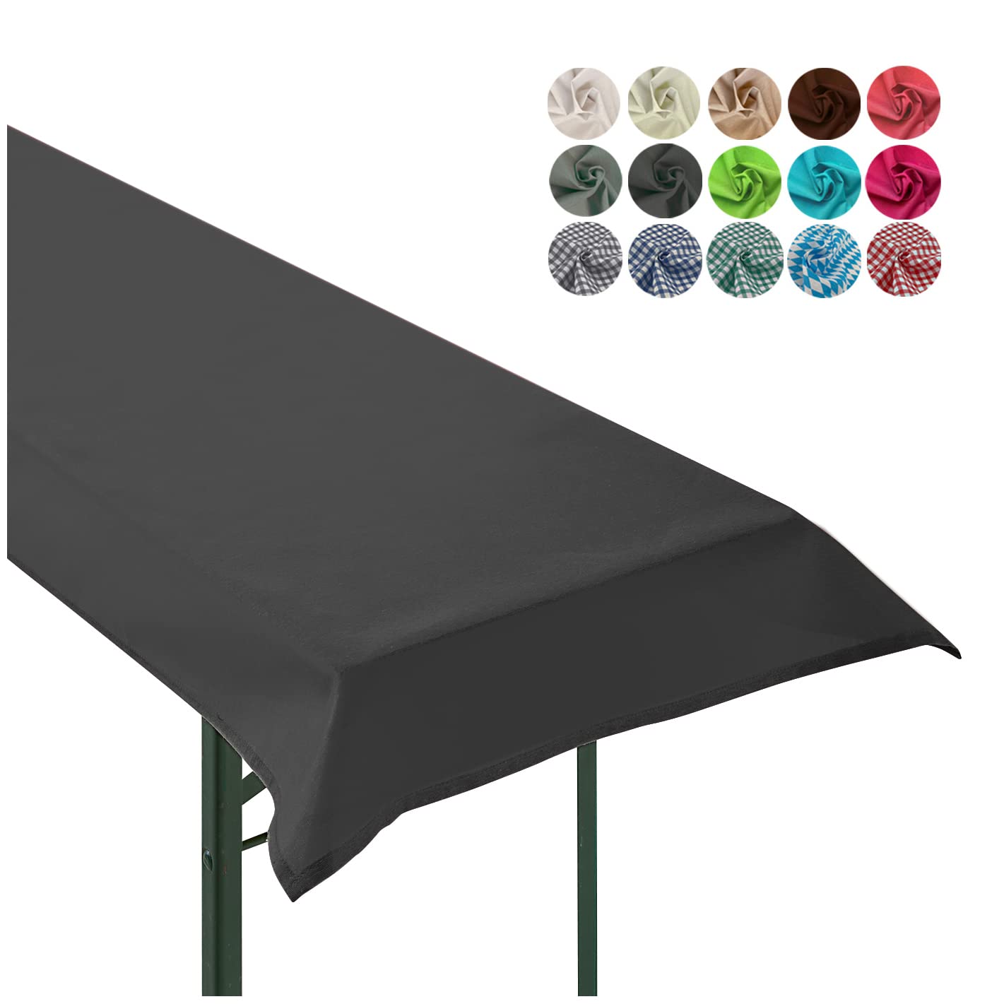 heimtexland Typ861 Tischdecke 90x240 cm Rot Vichy-Karo
