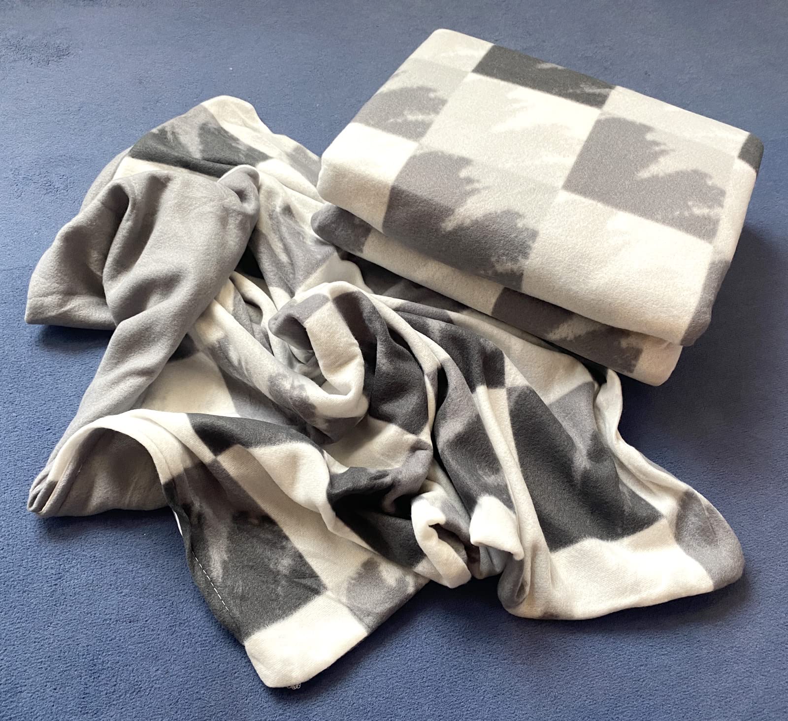 heimtexland Typ785 Bettwäsche 135x200 Karo Fleece Allergiker