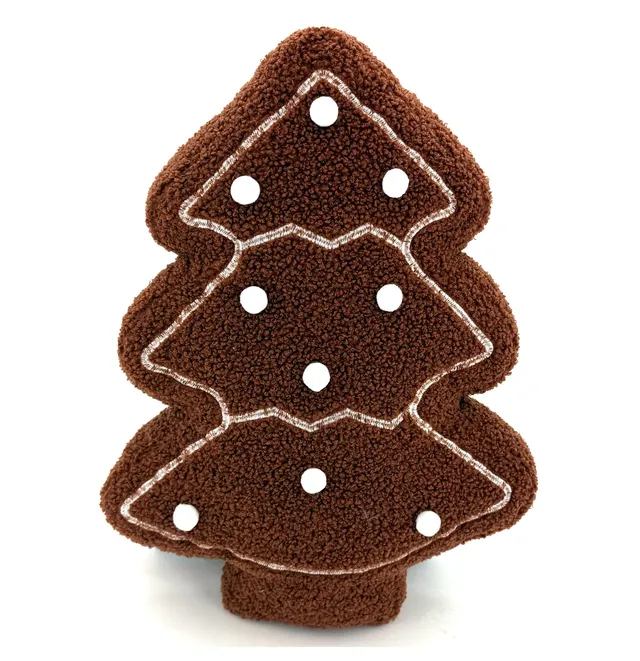 heimtexland Typ924 Formkissen Lebkuchen 45 cm braun