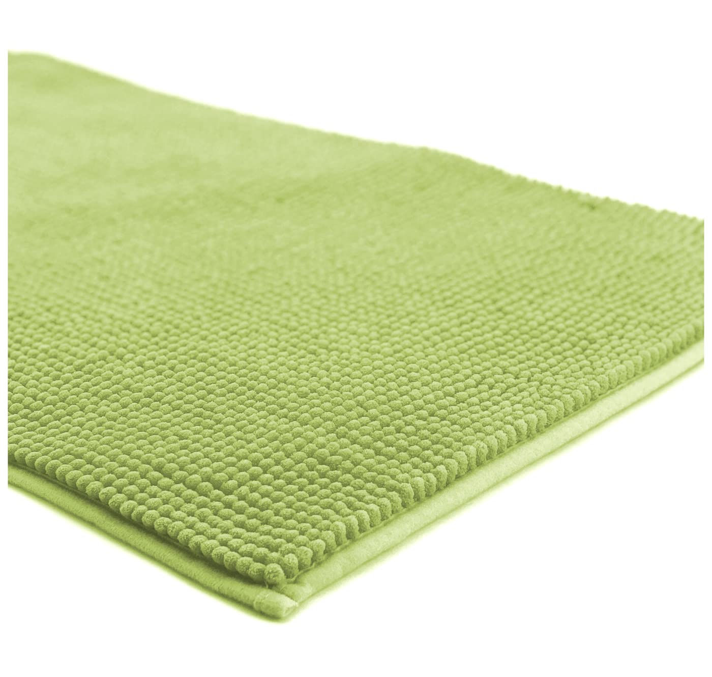 heimtexland Typ771 Badteppich 50x80 Grün Chenille saugstark
