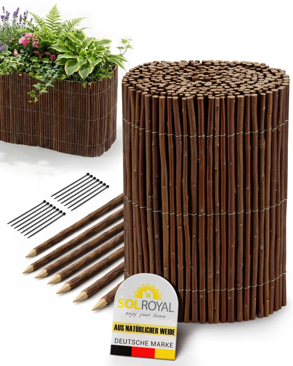 Sol Royal WB79 Beeteinfassung Weide 40x300 cm zum Stecken