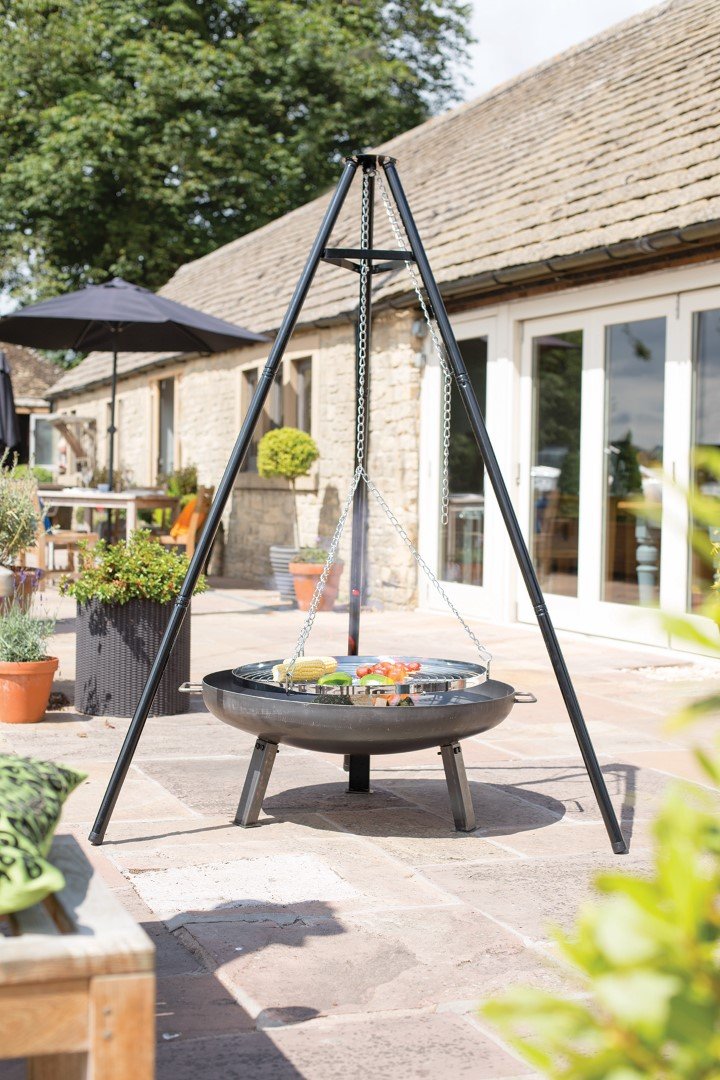 REDFIRE BBQ Tripod Schwenkgrill 65cm schwarz Dreibein