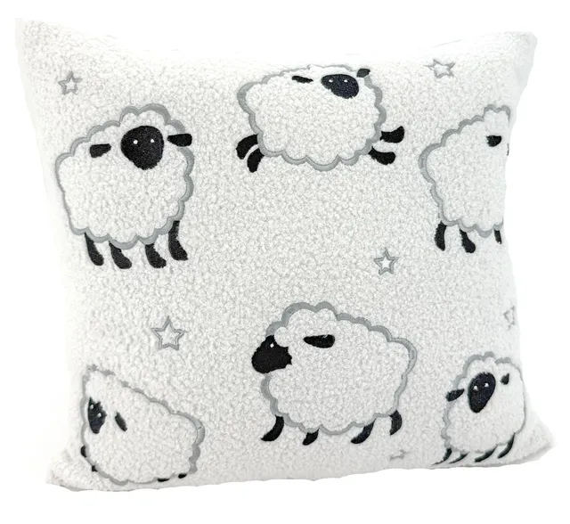 heimtexland Typ925 Kuschelkissen Schaf 40x40 cm Weiß