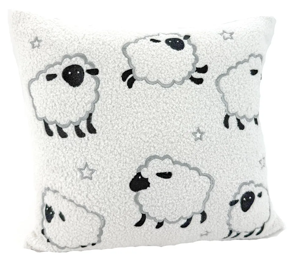 heimtexland Typ925 Kuschelkissen Schaf 40x40 cm Weiß