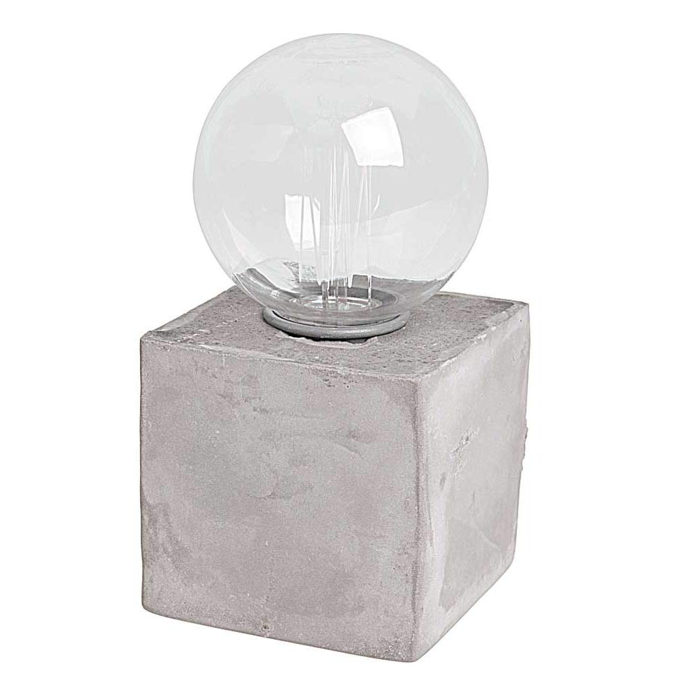 HAB & GUT L235 LED Betonlampe Retro Timer batteriebetrieben