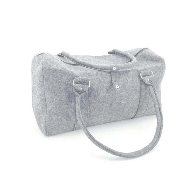 heimtexland Typ770 Reisetasche 50 cm hellgrau Filz Weekender