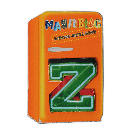 HAB & GUT VM026 Magnetbuchstabe Z Blech Vintage Neon