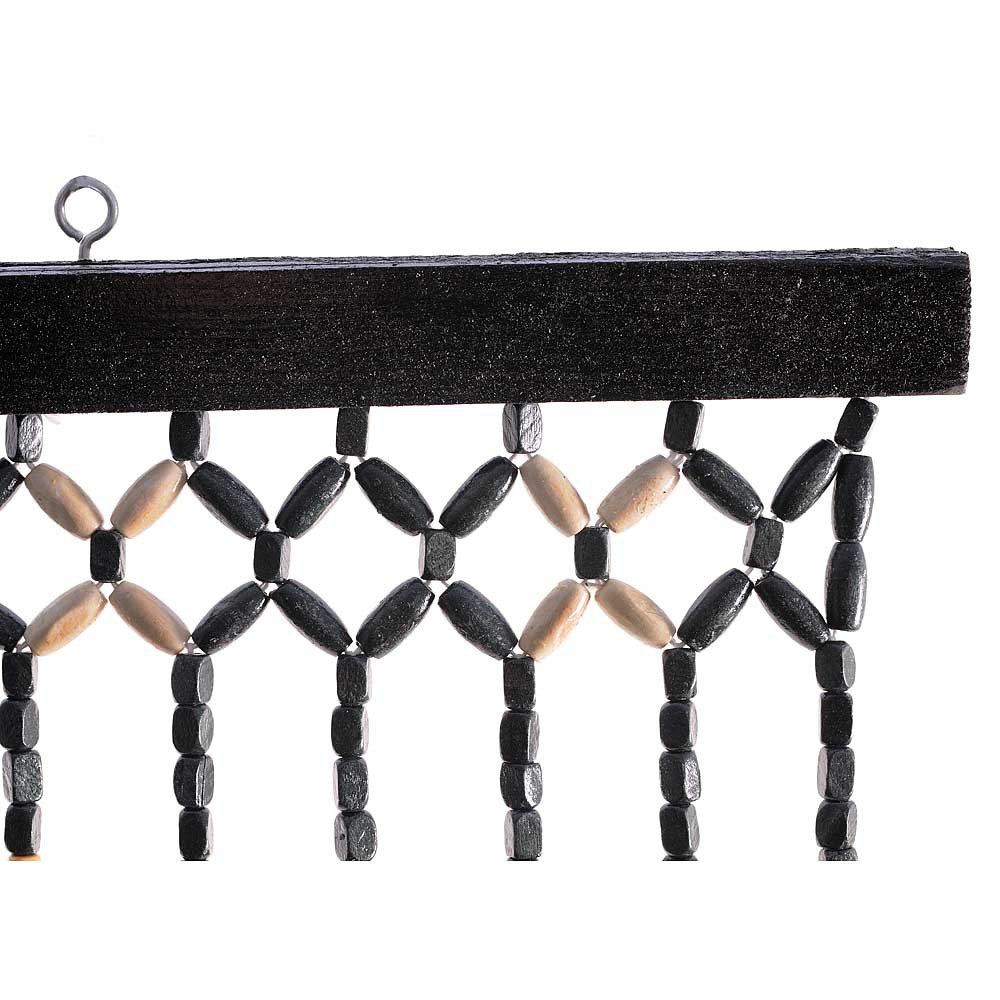 HAB & GUT DV0151 Türvorhang 90x200 cm Holz Braun