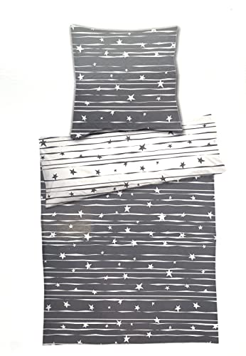 heimtexland Typ785 Bettwäsche 135x200 Sterne Fleece Allergiker