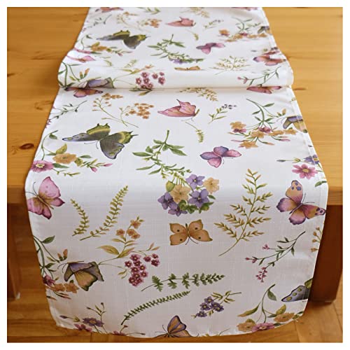 heimtexland Typ794 Scheibengardine 30x150 cm natur-bunt