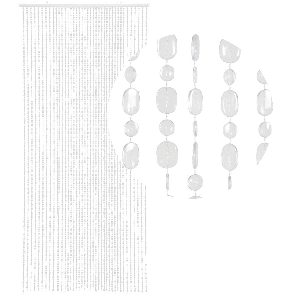 HAB & GUT DV0222 Türvorhang Oval 90x200 cm mehrfarbig Perlen