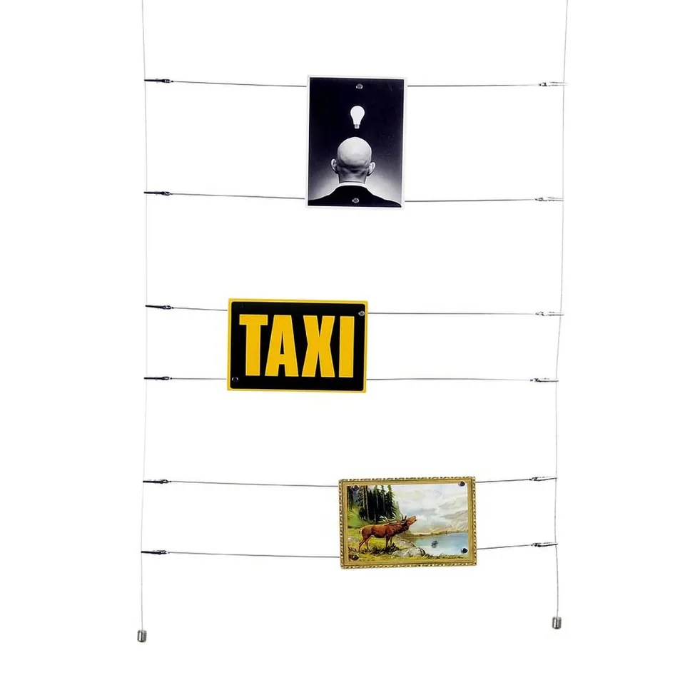 HAB & GUT MC003 Bildergalerie Set 100x53 Stahlseil Magnete