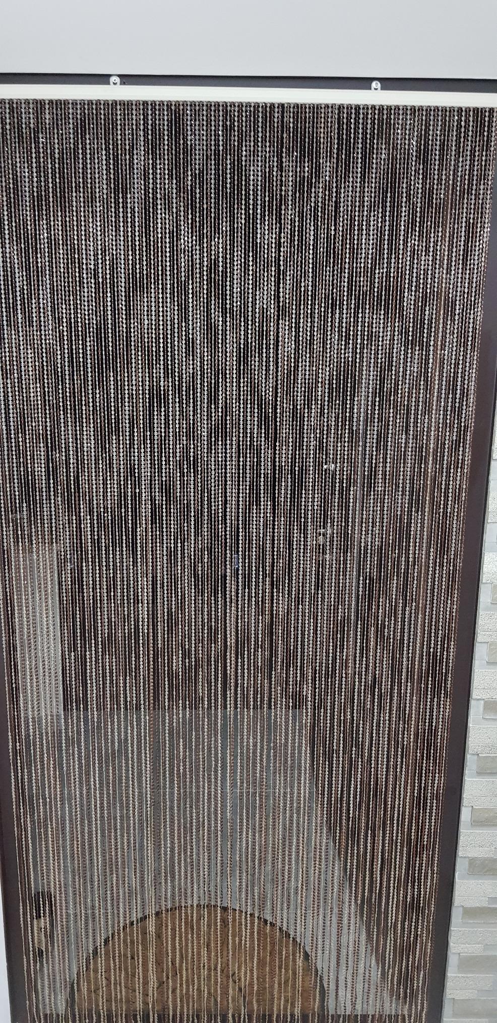 HAB & GUT Mini-Diamanten Türvorhang klar 90x200 Insektenschutz