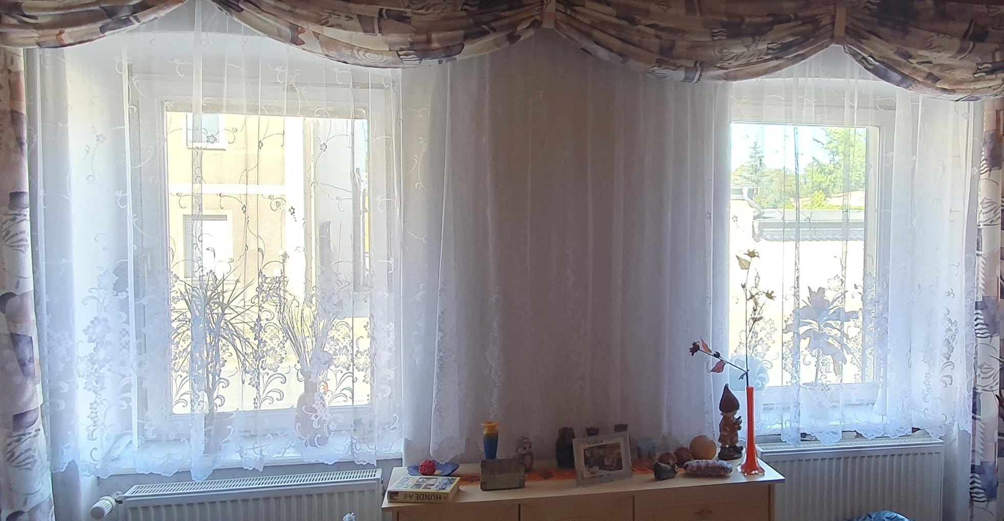 heimtexland Typ261 Store weiß 175x300 cm Jacquard Florentiner