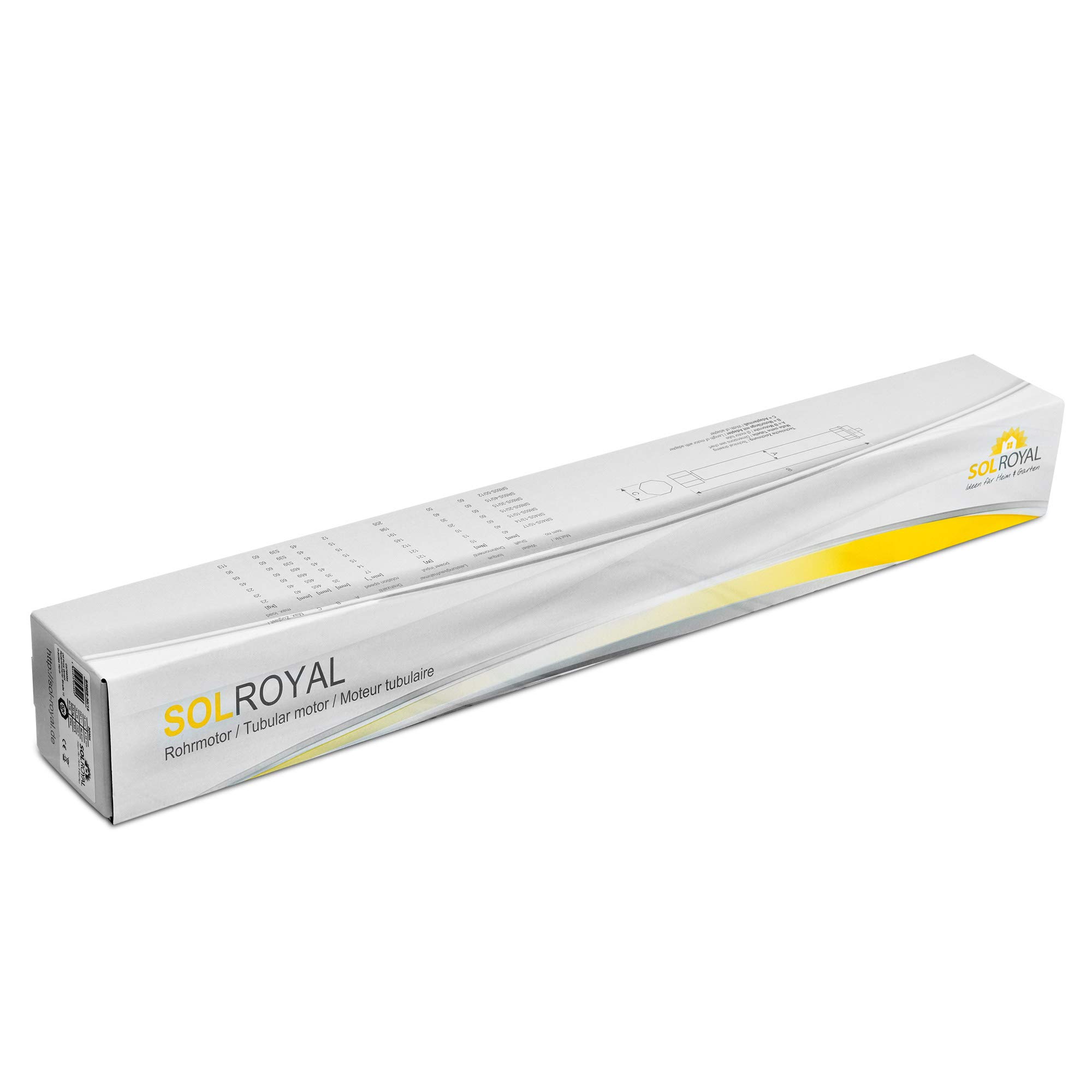 Sol Royal SolTec Rolladenmotor SW60 23kg Rohrmotor