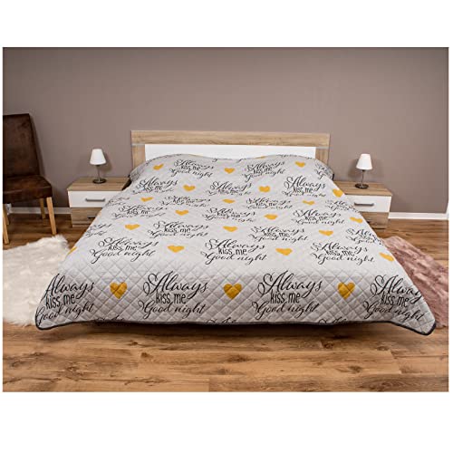 heimtexland Always Love Typ456 Tagesdecke 220x240 gesteppt