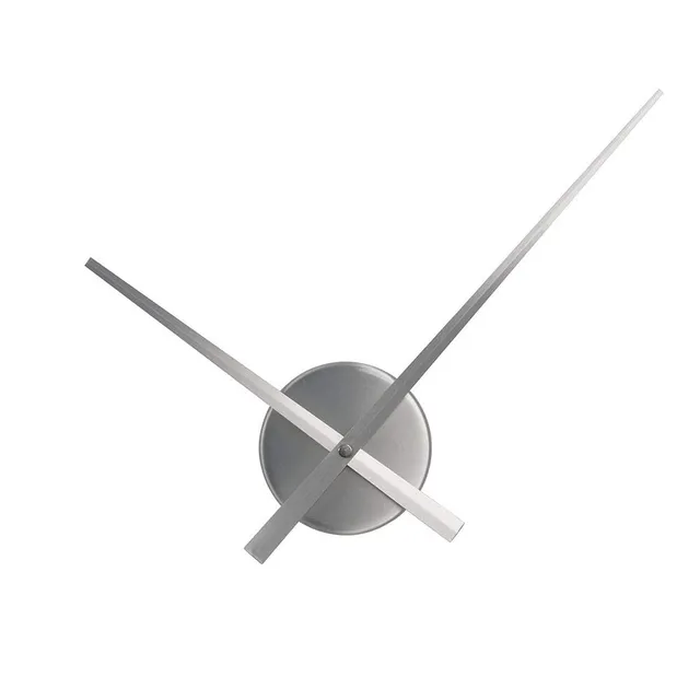HAB & GUT Big TIME A01V14 Wanduhr Silber 50 cm ohne Ziffern