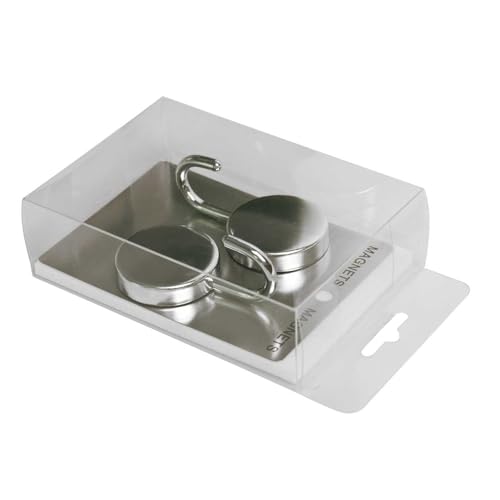 HAB & GUT MC611 Magnethaken Edelstahl XL 40mm 2er Set