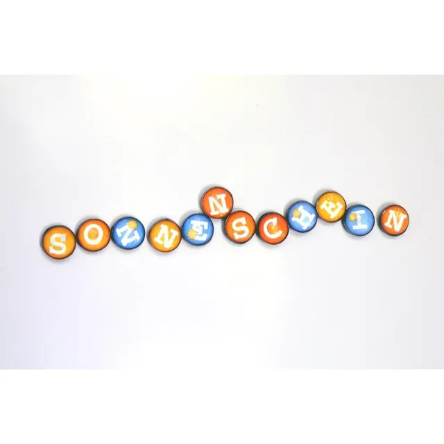 HAB & GUT Arts & Lyrics MC204V Kühlschrankmagnete Sonnenschein 12er Set