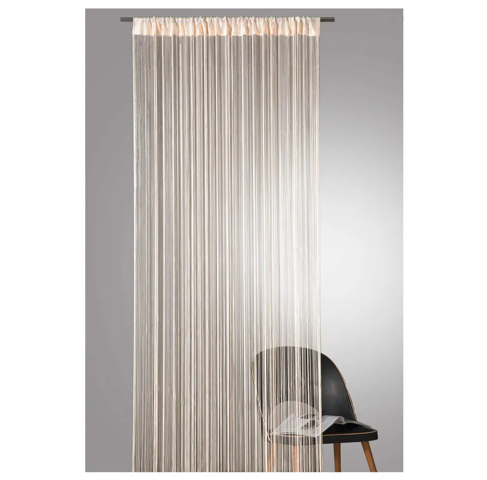 heimtexland Typ121 Fadengardine 245x95 Champagner kürzbar
