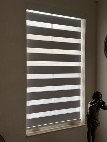SmartWings Chloris Zebra Rollo 95mm 100% blickdicht Motor
