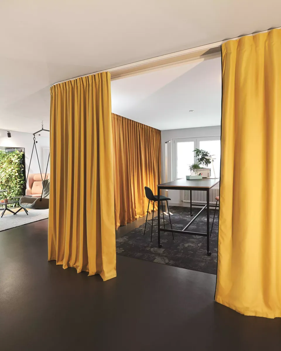Création Baumann Sport II Vorhangstoff dicht matt