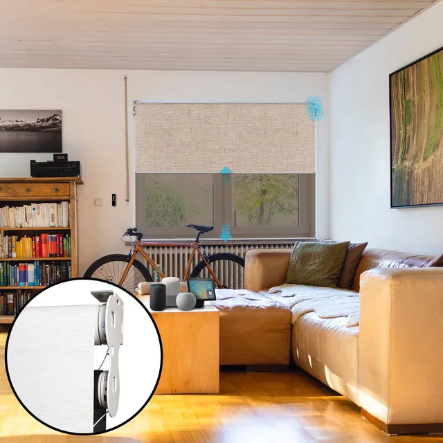 SmartWings Dual Shades Rollo blickdicht lichtdurchlässig Akku