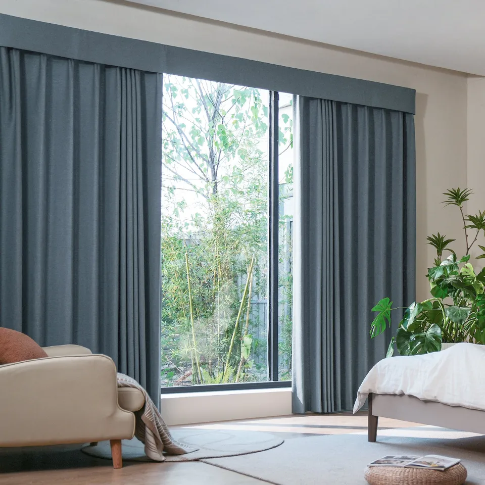 SmartWings Drapery Motorvorhang blickdicht 90/100%