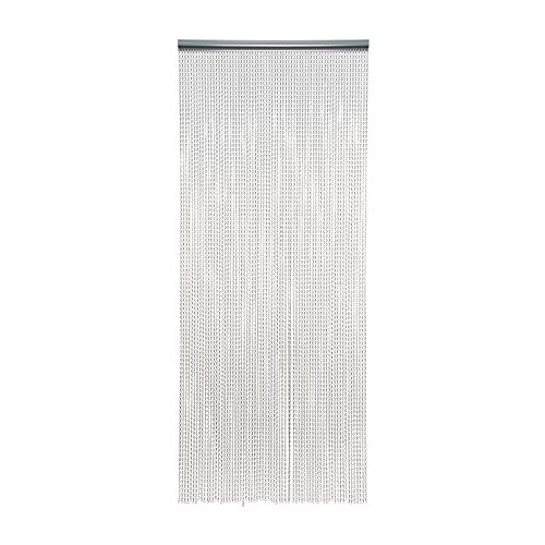HAB & GUT Metallglieder Türvorhang silber 90x210cm