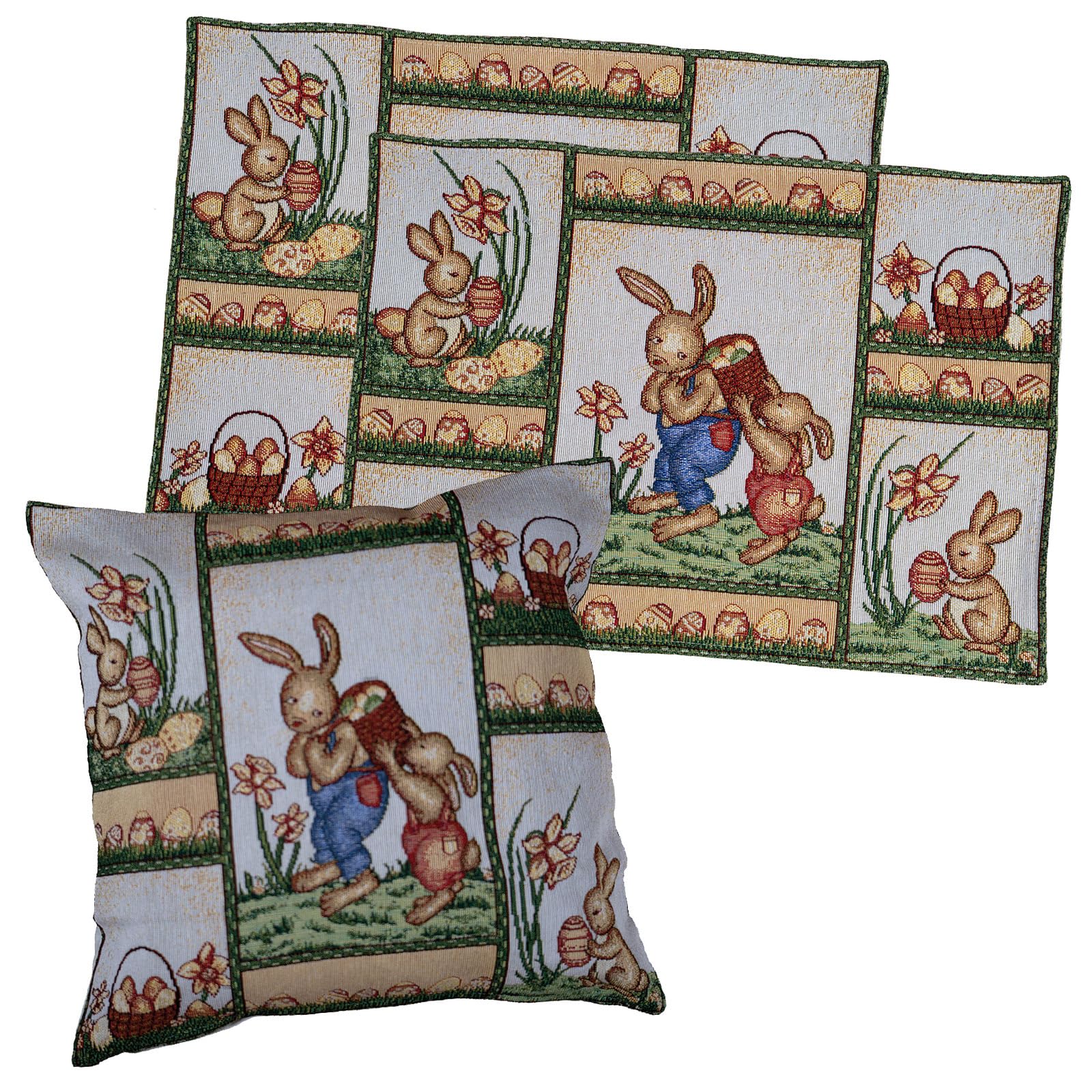 heimtexland Modern Garden Typ884 Kissenbezug 40x40 cm Hibiskus Gobelin