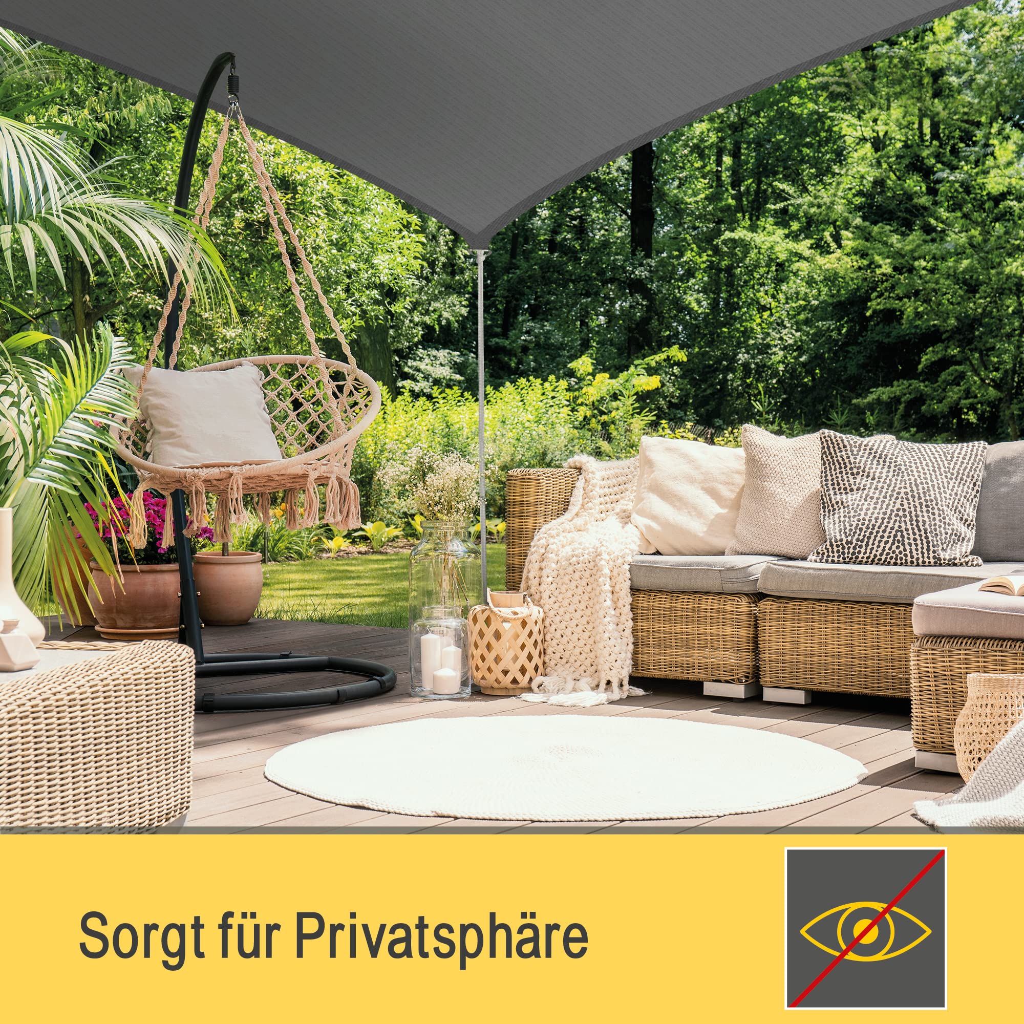 Sol Royal SolVision Sonnensegel Dreieck 5x5x7m Wasserdicht
