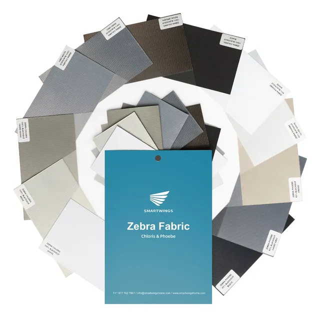 SmartWings Chloris Phoebe Zebra Stoffmuster Set