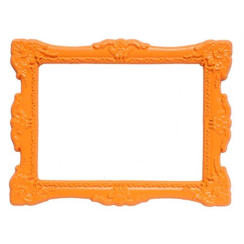 HAB & GUT Magnetbilderrahmen Orange Barock 7,7 x 10 cm magnetisch