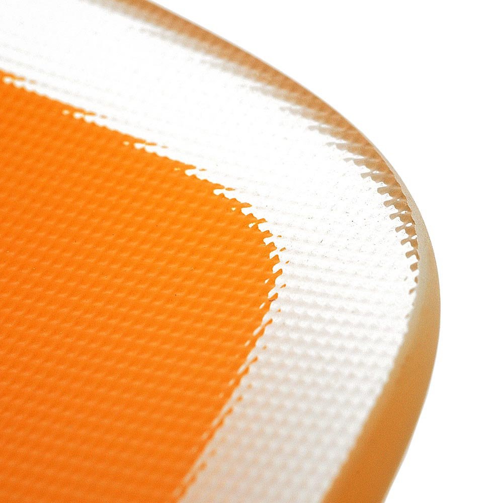 HAB & GUT QSC031 Glasschale Orange 27,7x25cm Riffelglas