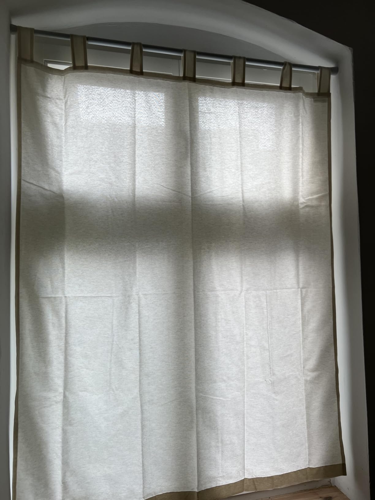 heimtexland Dekoschal Typ625 Vorhang 230x135 cm natur blickdicht