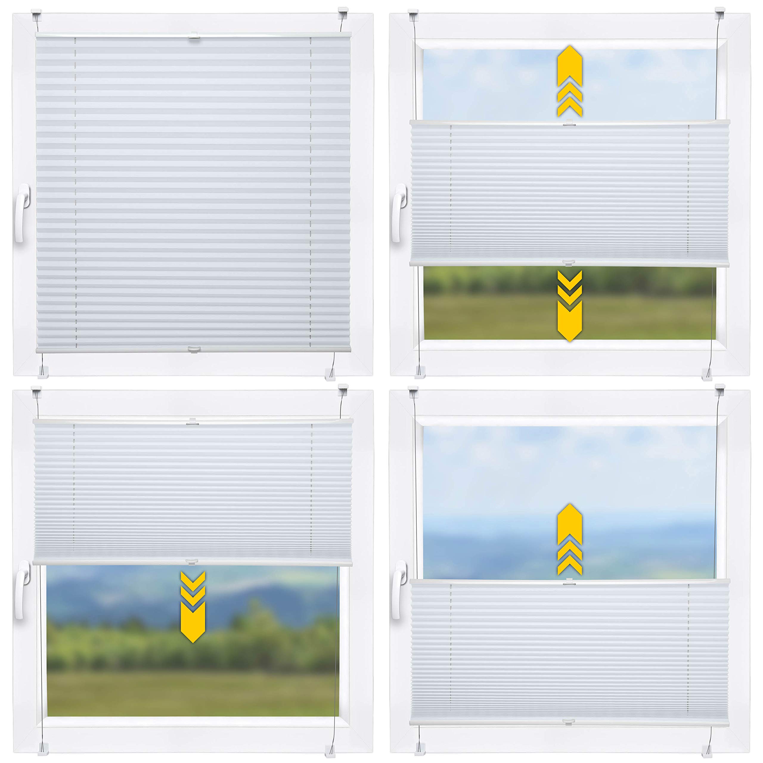 Sol Royal SolReflect P42 Thermo-Plissee 45x150 cm weiß verdunkelnd