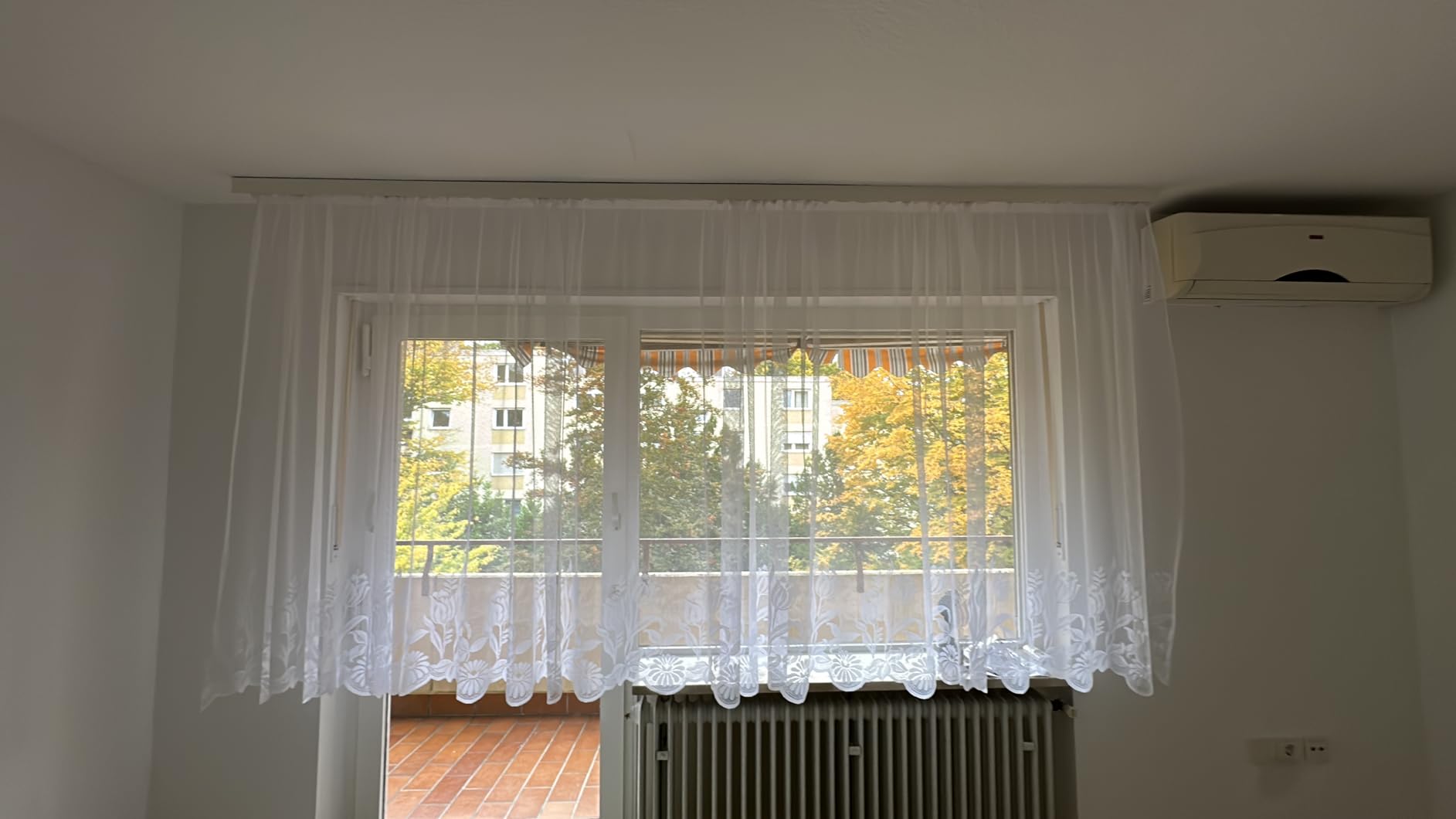 heimtexland Typ69 Store Gardine 160x450 cm weiß
