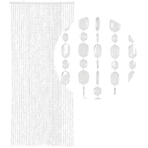 HAB & GUT DV0222 Türvorhang Oval 90x200 cm mehrfarbig Perlen