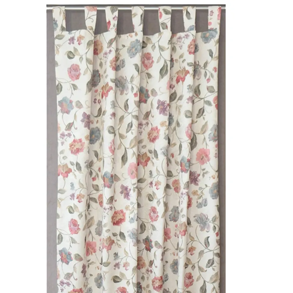 heimtexland Typ312 Schlaufenschal 245x140 cm Blumen Jacquard