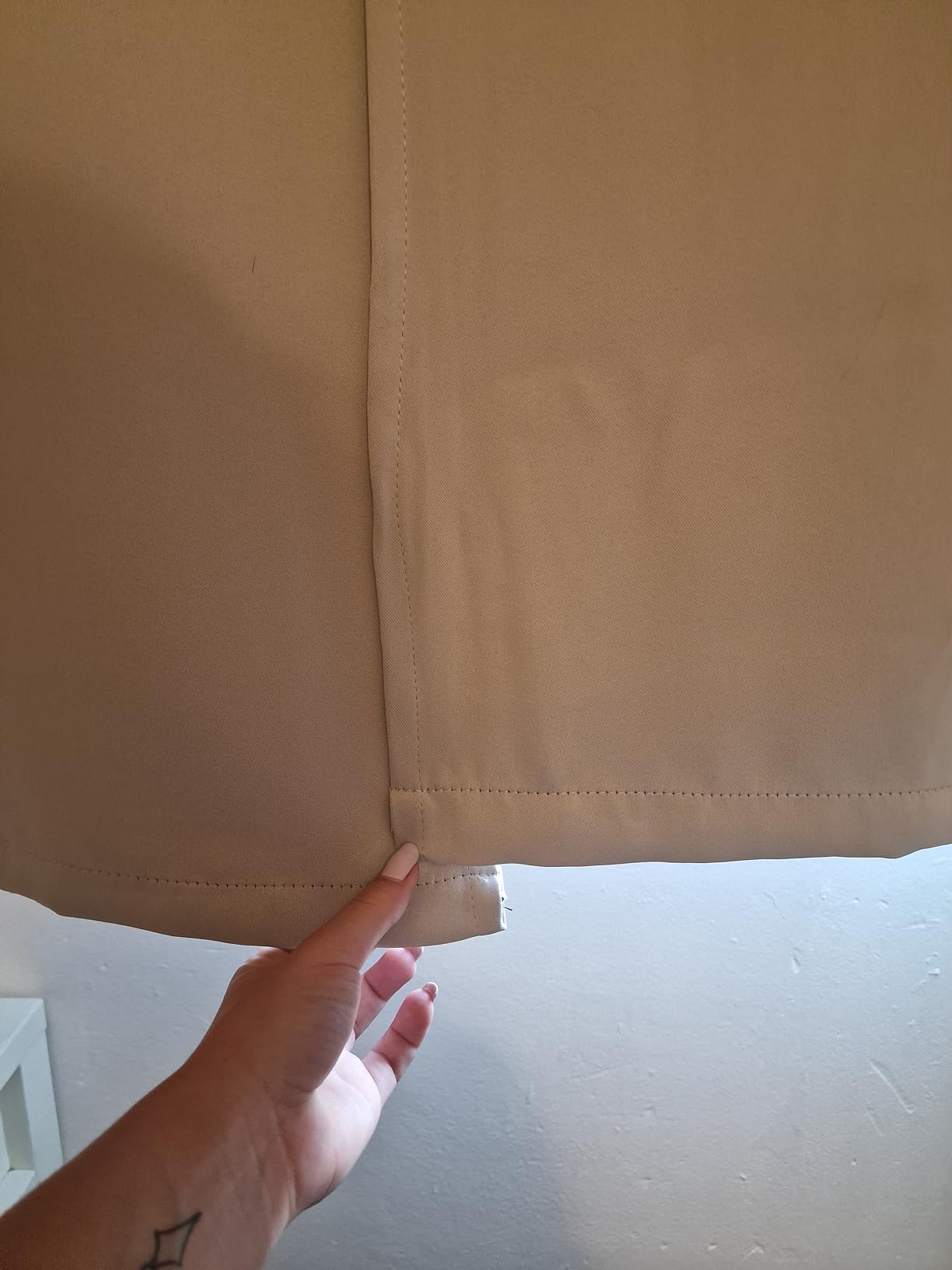 heimtexland Typ139 Thermovorhang 245x135 cm creme blickdicht