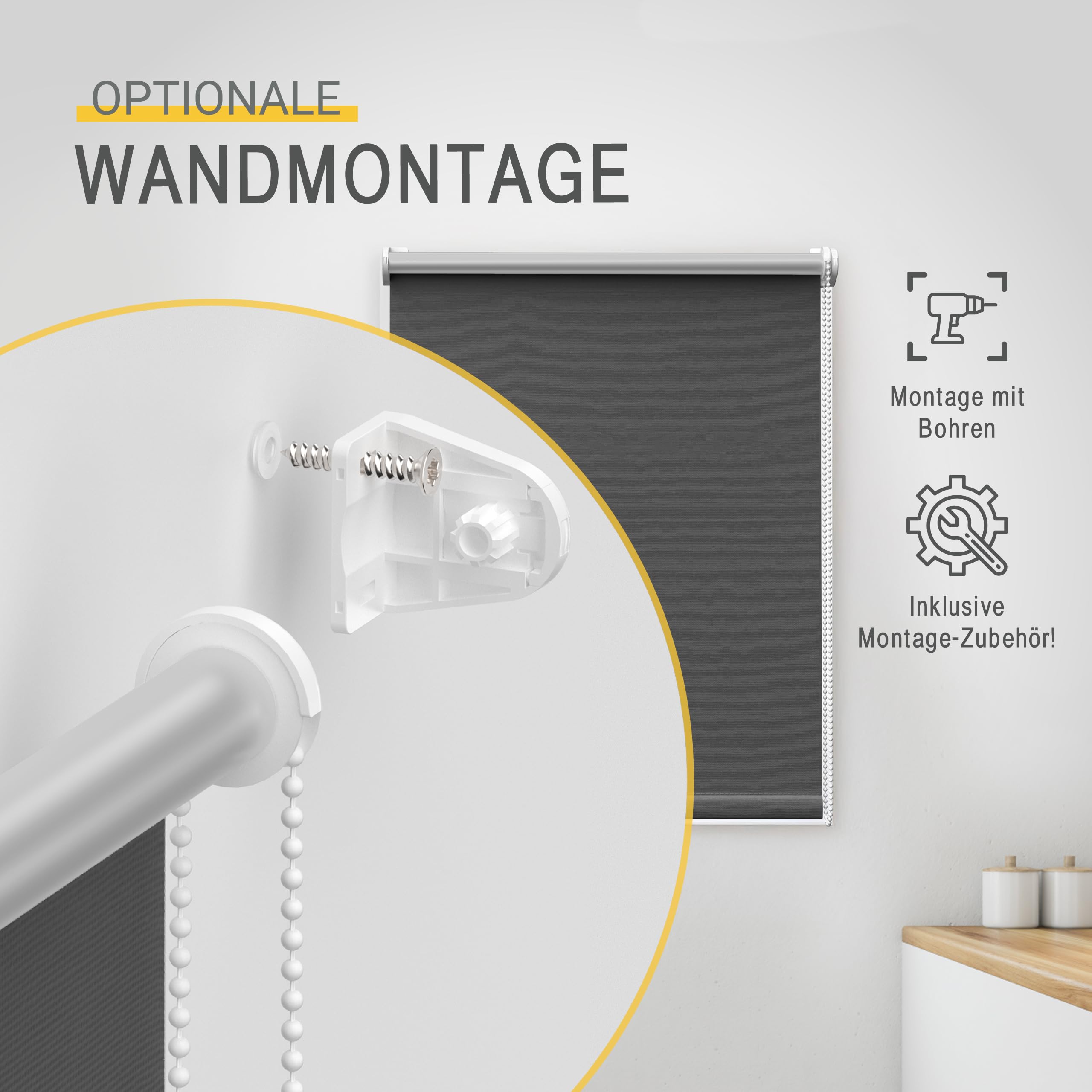 Sol Royal SolReflect T42 Thermorollo ohne Bohren verdunkelnd